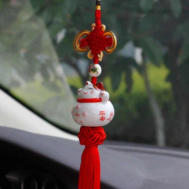 Car Pendant Cute Lucky Cat Safe Driving Lucky Blessing Car Hanging Ornament Auto Rearview Mirror Decoration Gift Car Interior
Car Pendant Cute Lucky Cat Safe Driving Lucky Blessing Car Hanging Ornament Auto Rearview Mirror Decoration Gift Car Interior