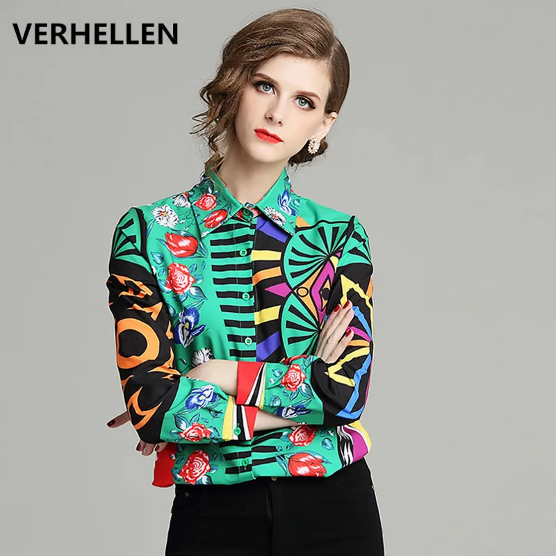 VERHELLEN High Quality 2019 Autumn Long Sleeve Shirt Womens Tops And Blouses Ladies Office Shirts Designer Runway Vintage Blouse
VERHELLEN High Quality 2019 Autumn Long Sleeve Shirt Womens Tops And Blouses Ladies Office Shirts Designer Runway Vintage Blouse