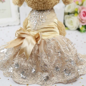 Hot Sale Skirt Stripe Lace Dress Dog Dress Princess Dresses For Dog Puppy Wedding Dresses Small Medium Dogs Pet Accessories
Hot Sale Skirt Stripe Lace Dress Dog Dress Princess Dresses For Dog Puppy Wedding Dresses Small Medium Dogs Pet Accessories
