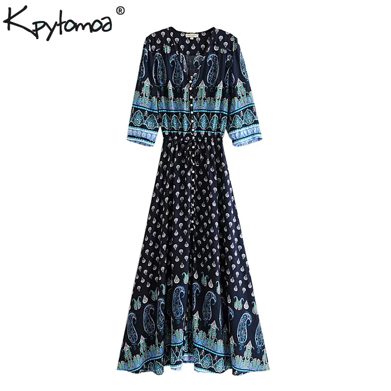 Boho Chic Summer Vintage Paisley Print Buttons Pleated Maxi Dress Women 2019 Fashion V Neck Lace Up Beach Dresses Vestidos Mujer
Boho Chic Summer Vintage Paisley Print Buttons Pleated Maxi Dress Women 2019 Fashion V Neck Lace Up Beach Dresses Vestidos Mujer