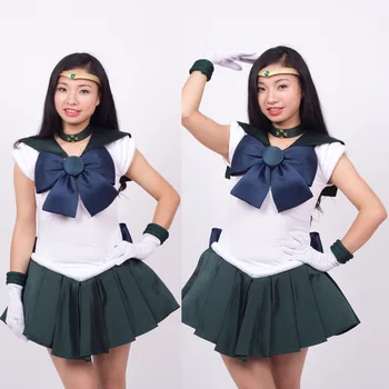 2017 Anime Sailor Moon Michiru Kaioh/ Sailor Neptune Cosplay Costume custom made Dress kid/adult Sailor Moon cosplay costume
2017 Anime Sailor Moon Michiru Kaioh/ Sailor Neptune Cosplay Costume custom made Dress kid/adult Sailor Moon cosplay costume
