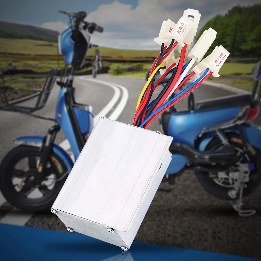 Best 24V/36V/48V 250/350/500W DC Electric Bike Motor Brushed Controller Box for Electric Bicycle Scooter E-bike Accessory 9