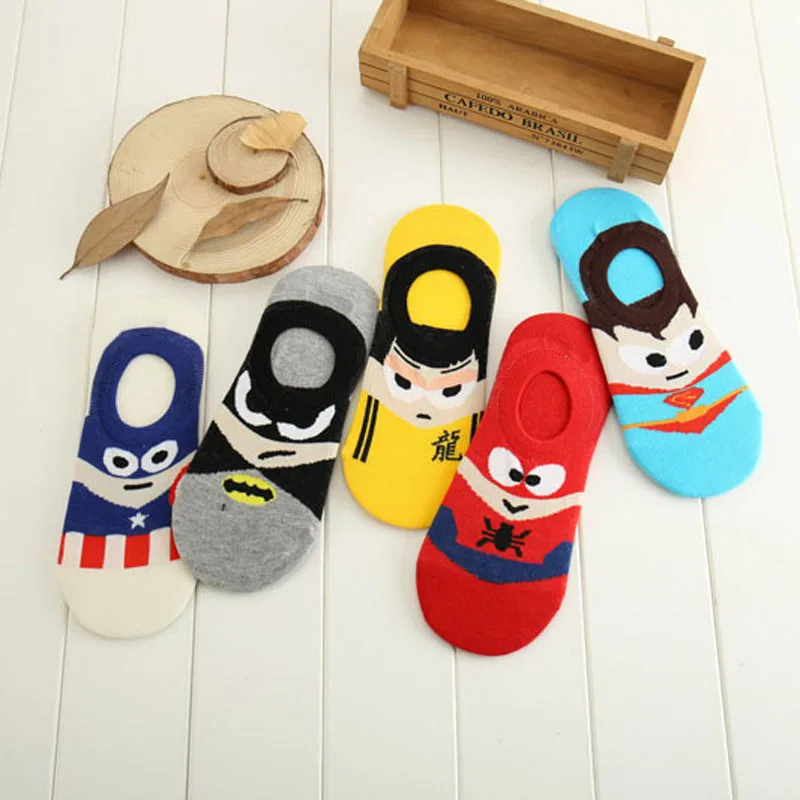Cartoon Superman Batman Captain USA Classical Summer Happy Socks Character Pattern Superheroes Socks for Man Woman 35-40
Cartoon Superman Batman Captain USA Classical Summer Happy Socks Character Pattern Superheroes Socks for Man Woman 35-40