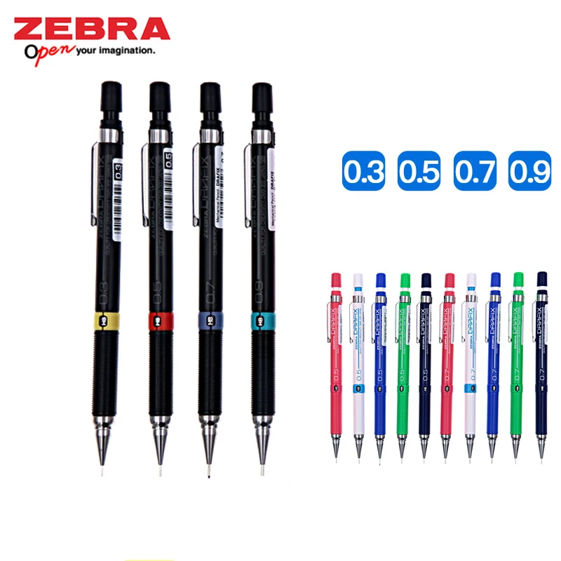 ZEBRA Automatic Metal Mechanical Pencil 0.3/0.5/0.7/0.9mm Graphite Drafting Drawing For Sketch School Supplies Stationery
ZEBRA Automatic Metal Mechanical Pencil 0.3/0.5/0.7/0.9mm Graphite Drafting Drawing For Sketch School Supplies Stationery