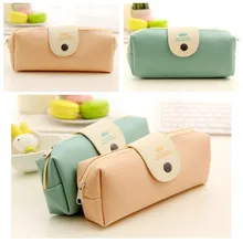 Bonito Beard PU Sacos de Caixa de Lápis Caneta Caricatura Suprimentos Estudantes Lápis Caixa de Maquiagem Sacos de Armazenamento de artigos de Papelaria Menina Presentes(China)