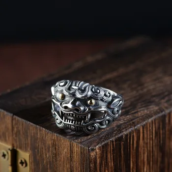 FNJ 925 Silver Pixiu Ring New Fashion Animal Punk S925 Sterling Thai Silver Rings for Men Jewelry Adjustable Size
FNJ 925 Silver Pixiu Ring New Fashion Animal Punk S925 Sterling Thai Silver Rings for Men Jewelry Adjustable Size