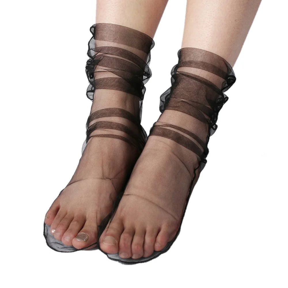 1Pair Fashion Sexy Women Lady Girls Transparent Mesh Chiffon Ankle High Mesh Lace Fish Net Short Socks Summer Socks
1Pair Fashion Sexy Women Lady Girls Transparent Mesh Chiffon Ankle High Mesh Lace Fish Net Short Socks Summer Socks