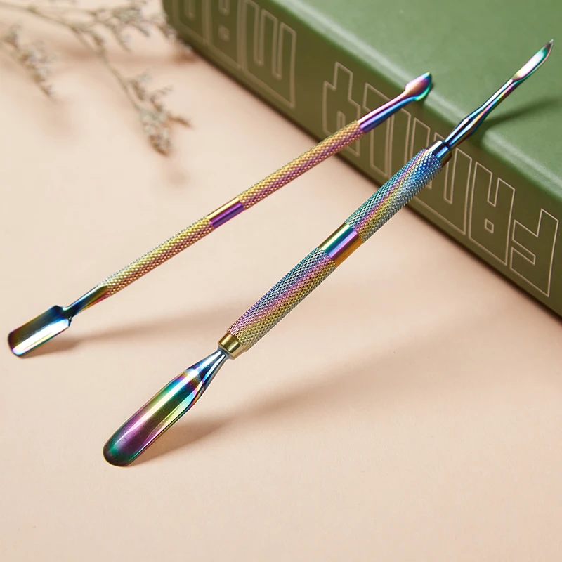 1Set Nail Cuticle Pusher Stainless Steel Double -End Cuticle Removercuticle pushers professional Nail Art Tools 
1Set Nail Cuticle Pusher Stainless Steel Double -End Cuticle Removercuticle pushers professional Nail Art Tools