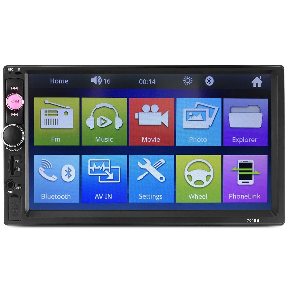 2 Din 7010B 7 inch Universal Bluetooth FM Radio Car MP5 Player Car Radio Video Bluetooth Android Stereo Touch Screen MP5 Players
2 Din 7010B 7 inch Universal Bluetooth FM Radio Car MP5 Player Car Radio Video Bluetooth Android Stereo Touch Screen MP5 Players