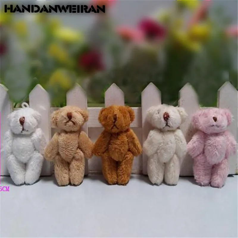 5PCS Mini Plush Bear Toys Small Pendant Joints Bears Hands And Feet Can Be Active Soft Stuffed Toy For Kids Unisex 6CM 2019 Hot
5PCS Mini Plush Bear Toys Small Pendant Joints Bears Hands And Feet Can Be Active Soft Stuffed Toy For Kids Unisex 6CM 2019 Hot