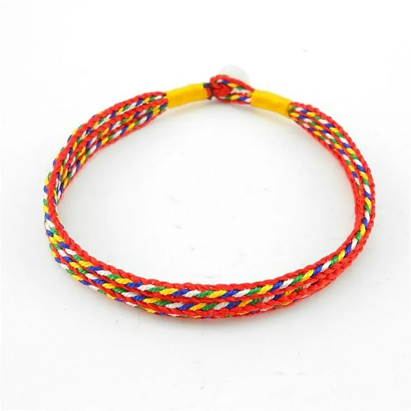 New Hot Colorful Hand-woven Strand Bracelets Color Rope Red String Bracelet Men and Women Lucky for Hand Catenary
New Hot Colorful Hand-woven Strand Bracelets Color Rope Red String Bracelet Men and Women Lucky for Hand Catenary