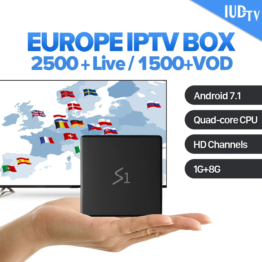 IPTV Spain Android 8.1 Media Player Leadcool S1 1G 8G RK3229 IUDTV IPTV Subscription 1 Year IPTV Spain Sweden Arabic Italy IP TV
IPTV Spain Android 8.1 Media Player Leadcool S1 1G 8G RK3229 IUDTV IPTV Subscription 1 Year IPTV Spain Sweden Arabic Italy IP TV