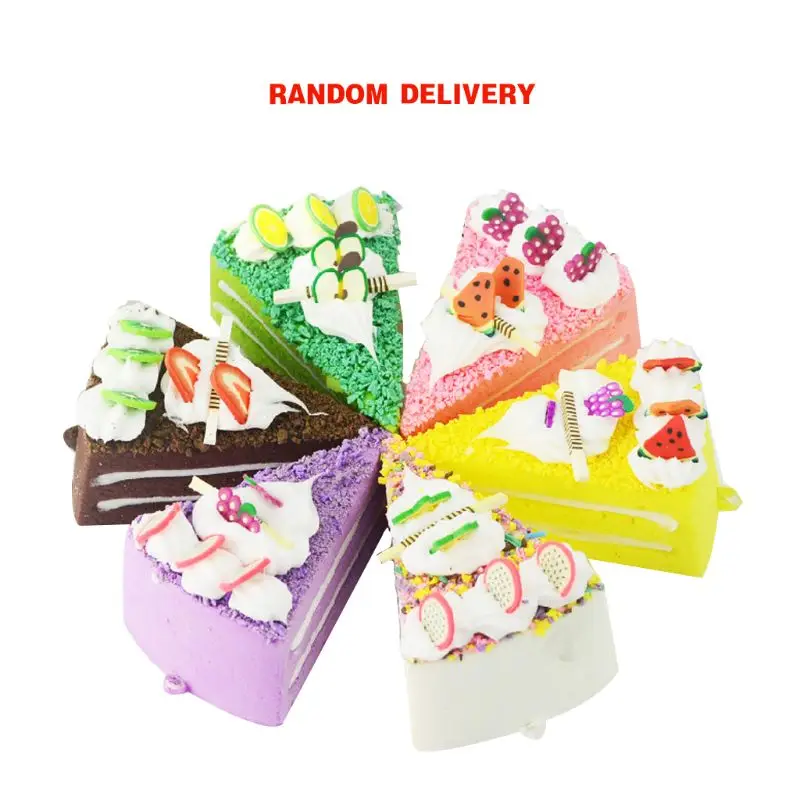 Realistic Lifelike Artificial Simulation Triangular Cake Model Fake Fruit Display Photography Props Crafts Home Decoration
Realistic Lifelike Artificial Simulation Triangular Cake Model Fake Fruit Display Photography Props Crafts Home Decoration