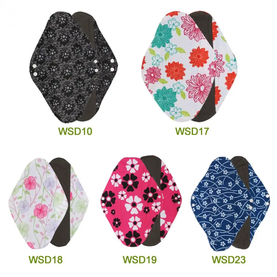 Feminine Hygiene Menstrual Pads Mama Cloth Charcoal Bamboo Inner Washable Reusable Sanitary Pads Panty Liner Sanitary Towels Pad
Feminine Hygiene Menstrual Pads Mama Cloth Charcoal Bamboo Inner Washable Reusable Sanitary Pads Panty Liner Sanitary Towels Pad