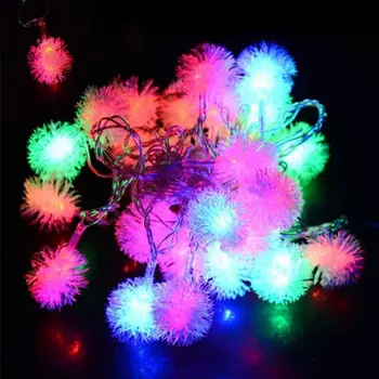 Waterproof 20-LED Snow Ball Pompon Shaped Light String Christmas New Year Decoration Drop Shipping
Waterproof 20-LED Snow Ball Pompon Shaped Light String Christmas New Year Decoration Drop Shipping