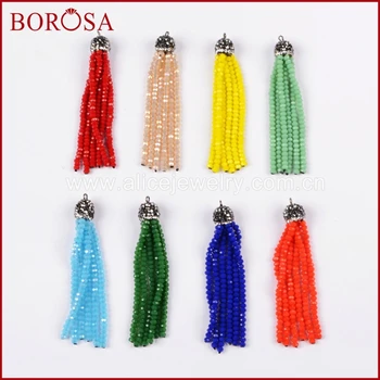 BOROSA 10 PCS 2mm Rainbow Quartz Beads Chain Tassel Jewelry Finding Paved With Zricon PJ031
BOROSA 10 PCS 2mm Rainbow Quartz Beads Chain Tassel Jewelry Finding Paved With Zricon PJ031