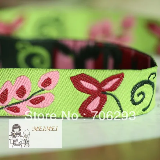 Zakka handmade accessories ribbon laciness 16mm powder green flowers and plants Cartoon ribbon woven Jacquard Ribbon
Zakka handmade accessories ribbon laciness 16mm powder green flowers and plants Cartoon ribbon woven Jacquard Ribbon