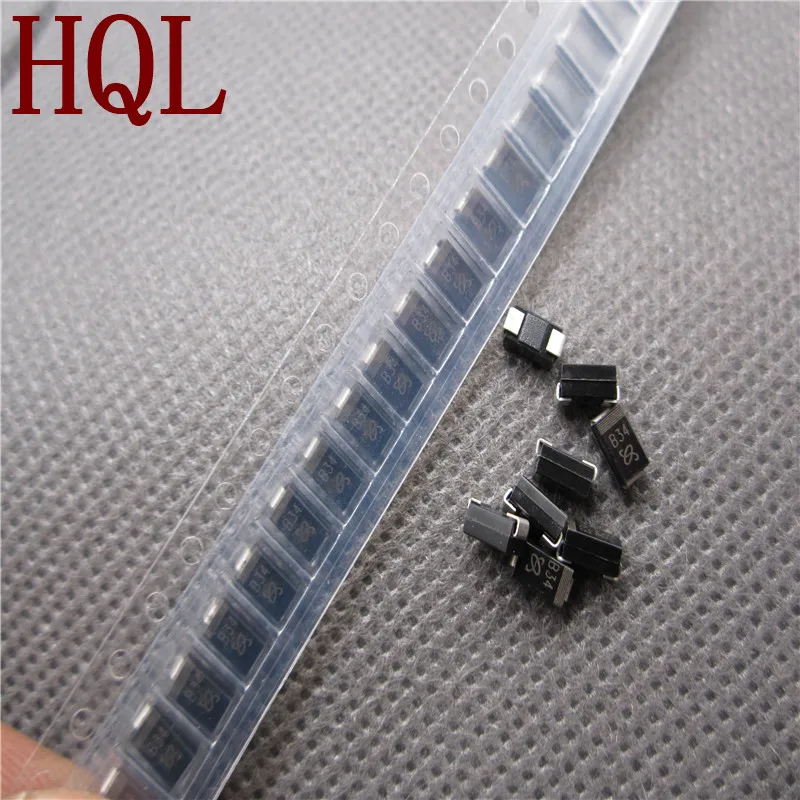 100PCS B340A B340 do-214ac SMA B340A 3A/40V schottky diods B340