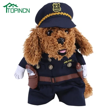 Pet Dog Cat Costumes Cool Police Uniform Coat Halloween Cosplay Clothes For Puppy Dogs Theme Party Dressing Up
Pet Dog Cat Costumes Cool Police Uniform Coat Halloween Cosplay Clothes For Puppy Dogs Theme Party Dressing Up