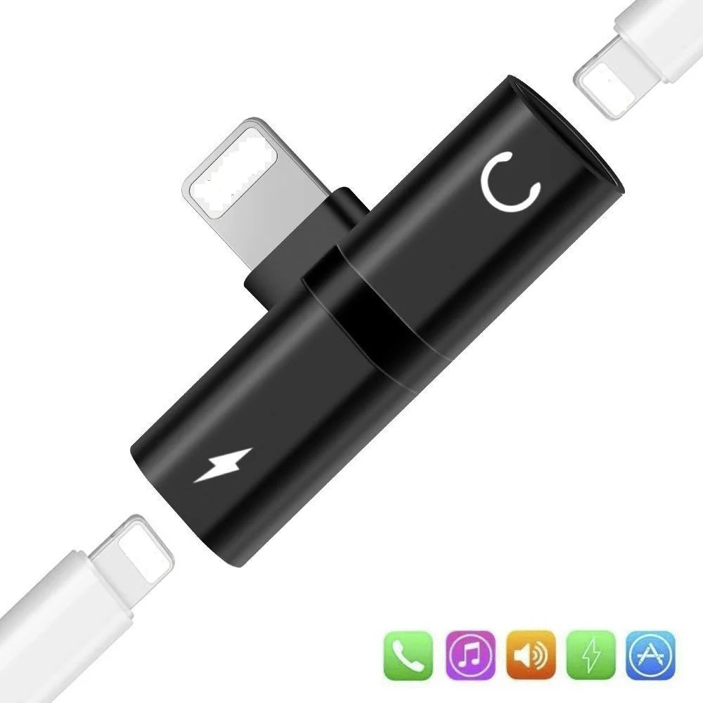 2 IN 1 Charging Audio Adapter Connector Support Calling For IPhone 7/8/X Jack to Earphone AUX Cable
2 IN 1 Charging Audio Adapter Connector Support Calling For IPhone 7/8/X Jack to Earphone AUX Cable