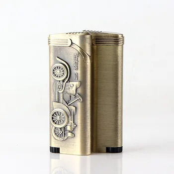 Classic car carving Inflatable lighter Fashion cigarette Metal lighters Windproof smoking Grinding Wheel Lighter Outdoor Tools
Classic car carving Inflatable lighter Fashion cigarette Metal lighters Windproof smoking Grinding Wheel Lighter Outdoor Tools