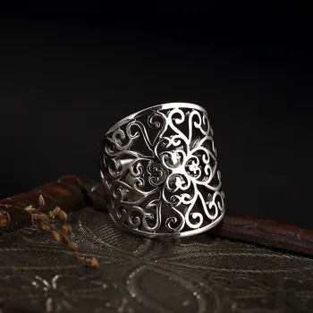 Vintage Handmade Hollow Silver Ring For Women 100% 925 Sterling Silver Adjustable Ring Fine Original Design Jewelry
Vintage Handmade Hollow Silver Ring For Women 100% 925 Sterling Silver Adjustable Ring Fine Original Design Jewelry