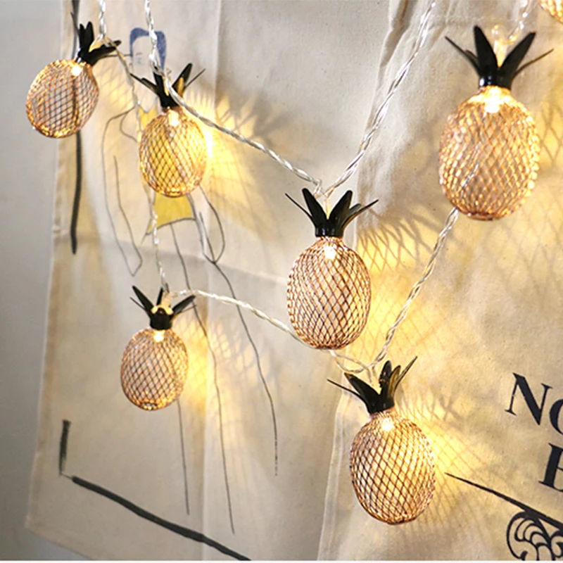 1.5M 3M Iron Pineapple Leds String Lights Wedding Natal Party Christmas Tree Hanging ornament decoration Home Night Lights
1.5M 3M Iron Pineapple Leds String Lights Wedding Natal Party Christmas Tree Hanging ornament decoration Home Night Lights
