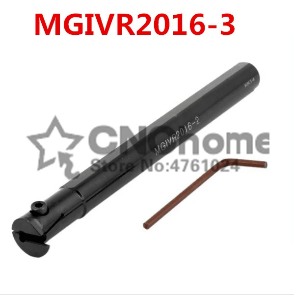 

MGIVR2016-3/ MGIVL2016-3 Internal Grooving Turning Lathe Boring Bar Tool Holder For Lathe Machine CNC Cutting Turning Tool Set H