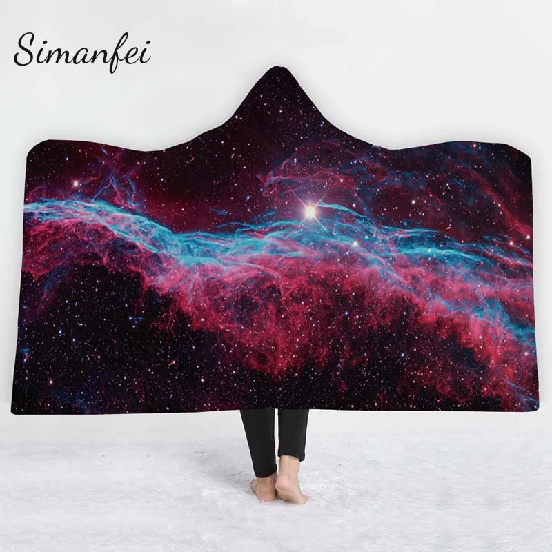 Simanfei 2019 Outer Space Galaxy Hooded Blanket Earth Moon Print Fleece Wearable Blanket Adults Throw Blanket
Simanfei 2019 Outer Space Galaxy Hooded Blanket Earth Moon Print Fleece Wearable Blanket Adults Throw Blanket