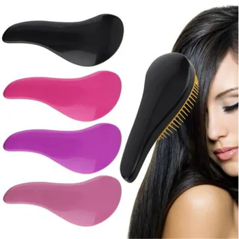 MOONBIFFY 1 pc Magic Detangling Handle Tangle Shower Hair Brush Comb Salon Styling