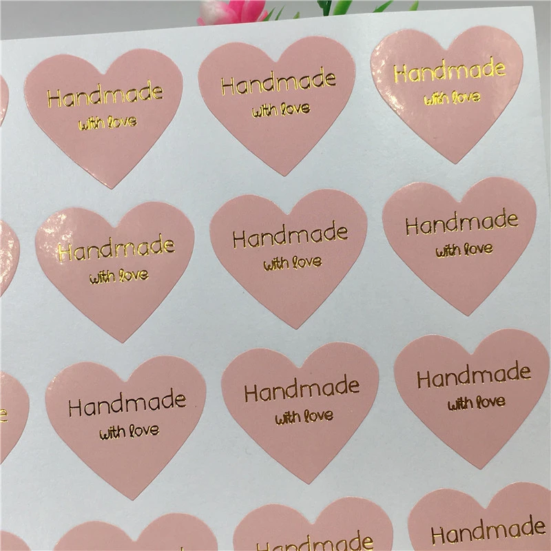 50 pcs Gold Handmade with love Sticker Labels Pink Sealing Label Wedding Stickers Packing Labels For Cake/Gifts/Box/Jewelry
50 pcs Gold Handmade with love Sticker Labels Pink Sealing Label Wedding Stickers Packing Labels For Cake/Gifts/Box/Jewelry