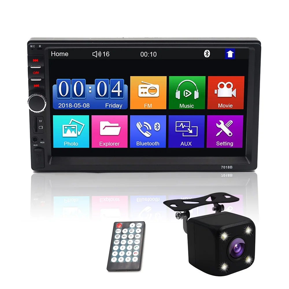 Carsanbo 7 Inch 2 Din Bluetooth Car Mp4 Mp5 Car Radio Video Player Mirror Link Steering Wheel Control Rear View Camera Optional
Carsanbo 7 Inch 2 Din Bluetooth Car Mp4 Mp5 Car Radio Video Player Mirror Link Steering Wheel Control Rear View Camera Optional
