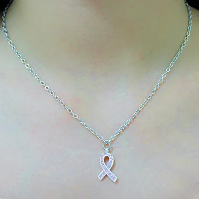 Free Shipping! Breast Cancer Awareness Pink Ribbon Rhinestone Pendant Necklace for World AIDS
Free Shipping! Breast Cancer Awareness Pink Ribbon Rhinestone Pendant Necklace for World AIDS
