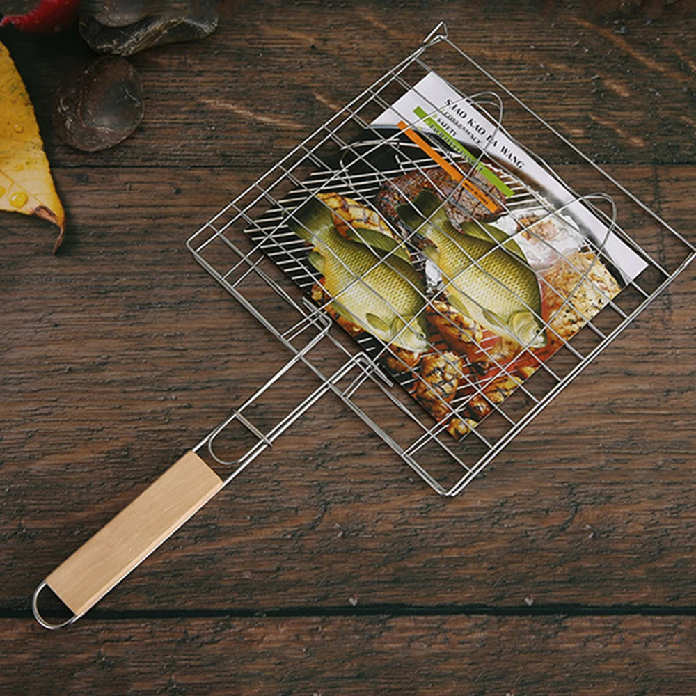 Anpro Stainless Steel Barbecue Clips Iron Wire BBQ Net Fried Meat Vegetable Clamp Roasting Net Grill Tool
Anpro Stainless Steel Barbecue Clips Iron Wire BBQ Net Fried Meat Vegetable Clamp Roasting Net Grill Tool