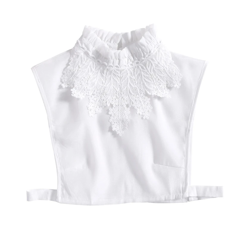 False Collar Lace Embroidery Neckstand Fake Collar Tie Detachable False Blouse Accessories Black White Women Girl False Collar
False Collar Lace Embroidery Neckstand Fake Collar Tie Detachable False Blouse Accessories Black White Women Girl False Collar