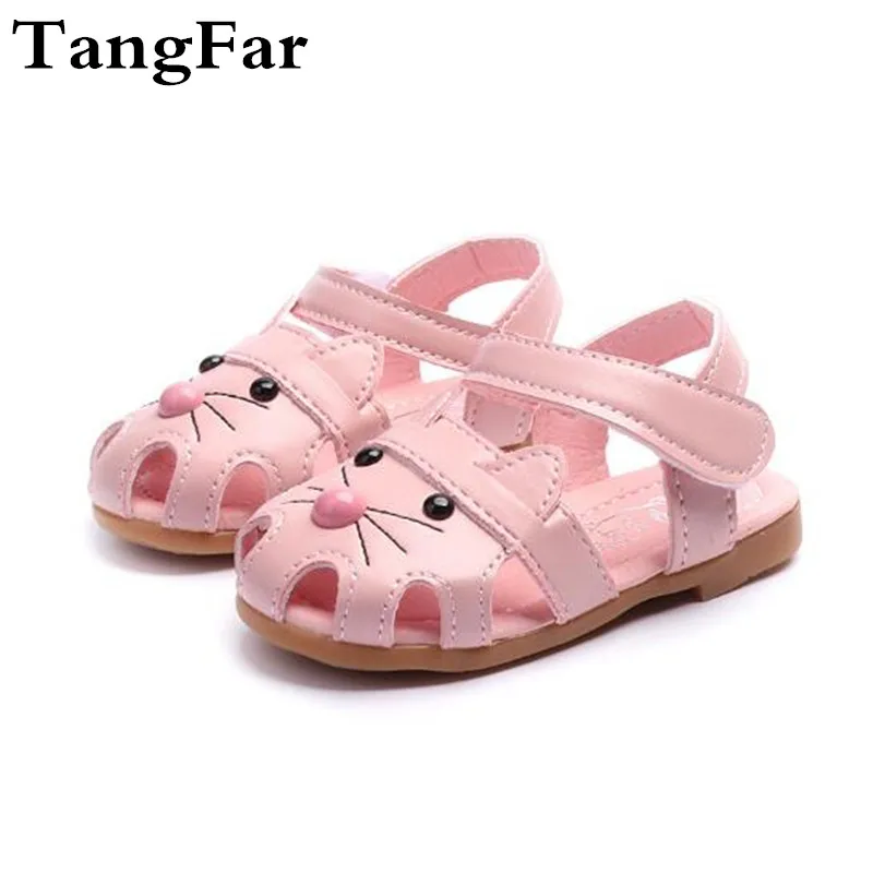 Girls Sandals Leather Cartoon Cat Cut Outs Children Flat Shoes Princess Leather Fashion Toddler Anti-slip Party Shoe
Girls Sandals Leather Cartoon Cat Cut Outs Children Flat Shoes Princess Leather Fashion Toddler Anti-slip Party Shoe