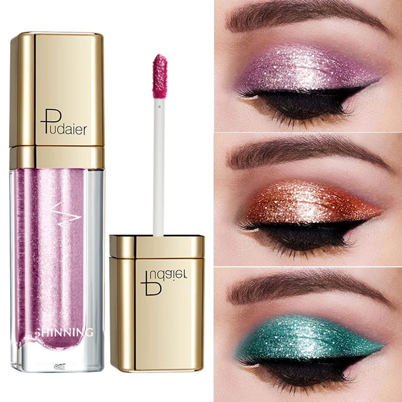 Pudaier Shimmer Liquid Eyeshadow Waterproof Metallic Eyes Makeup Festival Glitter Eye Shadow Pink Gold Pigment maquillage yeux
Pudaier Shimmer Liquid Eyeshadow Waterproof Metallic Eyes Makeup Festival Glitter Eye Shadow Pink Gold Pigment maquillage yeux
