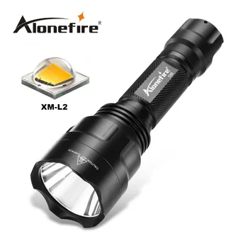 ALONEFIR CREE C8 XML-T6 L2 U3 led flashlight T6 Night Hiking Torch Camping Fishing 18650 Rechargeable Waterproof flash light
ALONEFIR CREE C8 XML-T6 L2 U3 led flashlight T6 Night Hiking Torch Camping Fishing 18650 Rechargeable Waterproof flash light