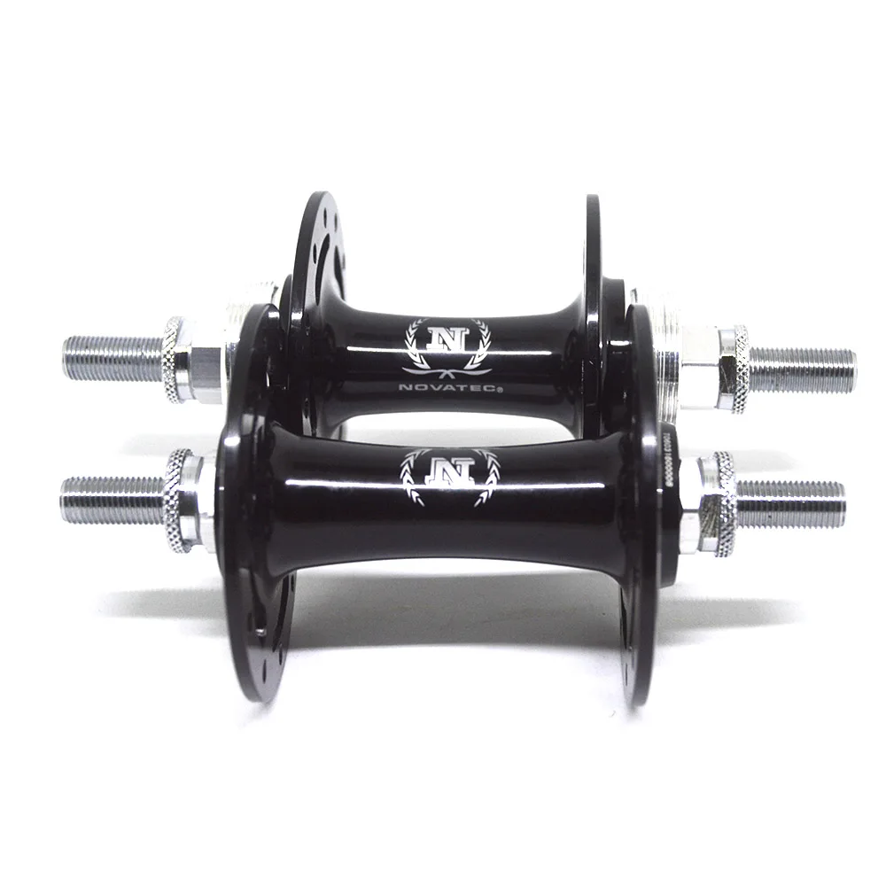 Bicycle Hub Novatec 165 166 Front&Rear Fixed Gear Hub Track Bike Axle Part Bearing Steel Hub Fixed Gear Bicycle Hub 20-24H/32-32h