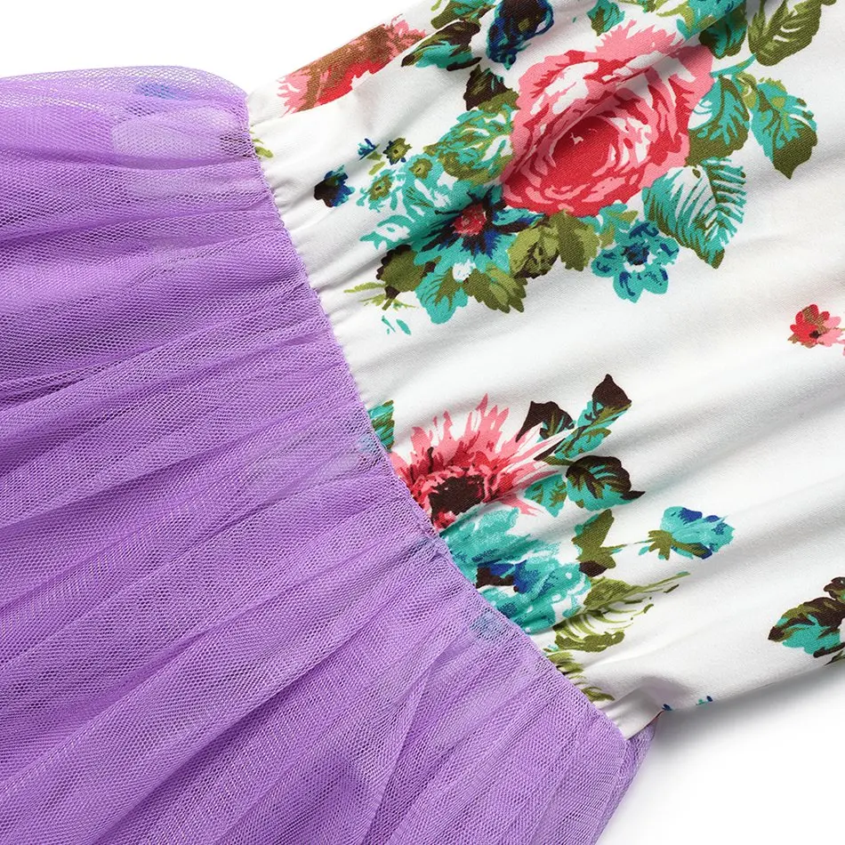 Girls Vintage Floral Dress (9)