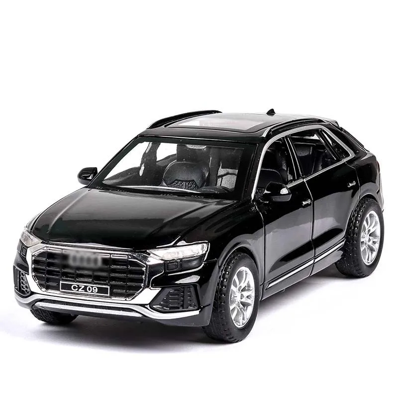 1/32 Alloy Diecast Q8 CZ09 Suv Model Cars Toy Metal Casting Light Sound Pull Back Toys Car For Children
1/32 Alloy Diecast Q8 CZ09 Suv Model Cars Toy Metal Casting Light Sound Pull Back Toys Car For Children