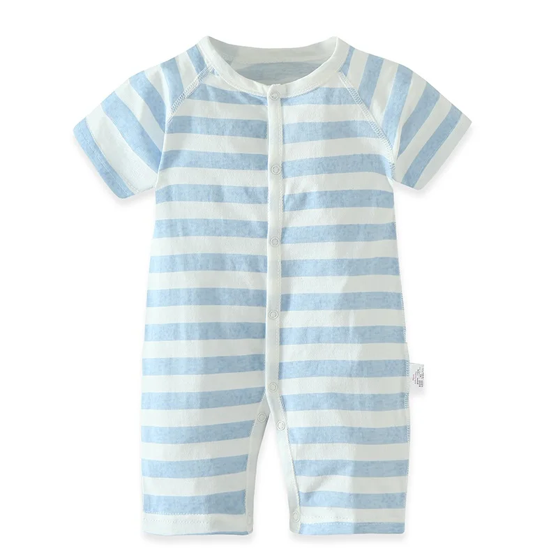2019 Newborn Stripe Baby Boys One-Piece Snap-Up Rompers Short Sleeve Baby Girls Jumpsuit 100% Organic Cotton Clothes Romper
2019 Newborn Stripe Baby Boys One-Piece Snap-Up Rompers Short Sleeve Baby Girls Jumpsuit 100% Organic Cotton Clothes Romper