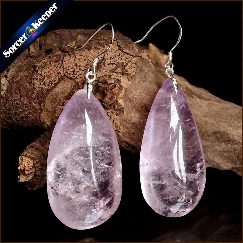 Genuine 925 Sterling Silver Amethysts High Grade Drop Earrings Purple Fine Jewelry Gift for Woman 100% Natural Gem stone TS886
Genuine 925 Sterling Silver Amethysts High Grade Drop Earrings Purple Fine Jewelry Gift for Woman 100% Natural Gem stone TS886