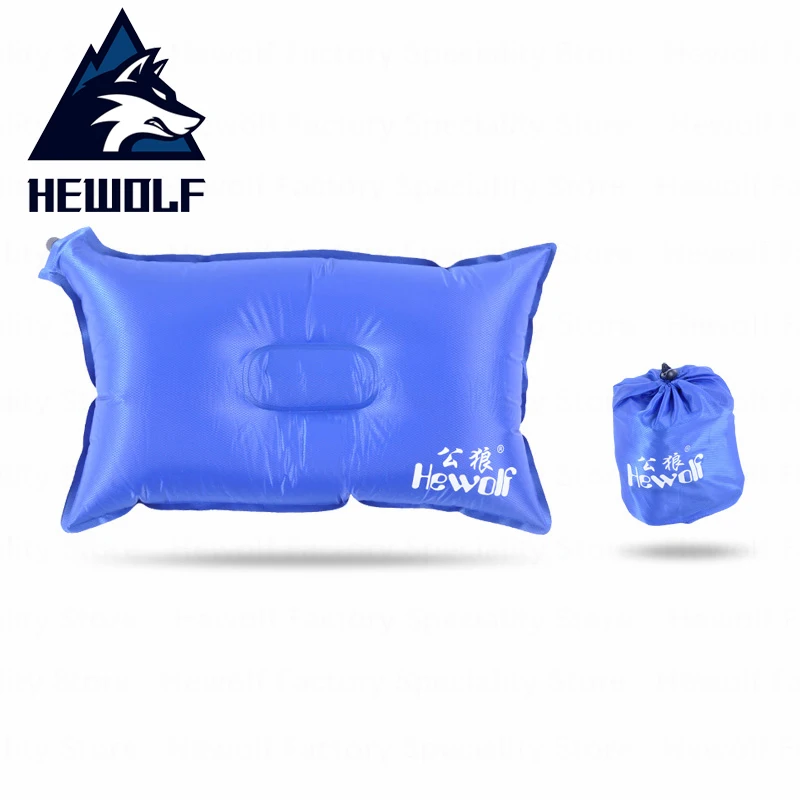 Hewolf Сверхлегкая Складная воздушная подушка для кемпинга автоматическая