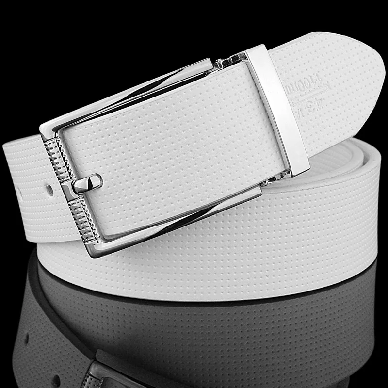 pin buckle Black genuine Leather Waistband casual ceinture homme Fashion Men Belt White Classic Pin Buckle designer belt
pin buckle Black genuine Leather Waistband casual ceinture homme Fashion Men Belt White Classic Pin Buckle designer belt