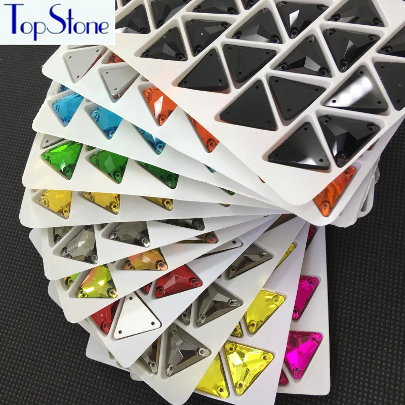 Topstone Glass Crystal Tri-angle Sew On Rhinestone 12 16 mm Multi Colors Sew-on Stone For Costume Dress Clothes Crafts
Topstone Glass Crystal Tri-angle Sew On Rhinestone 12 16 mm Multi Colors Sew-on Stone For Costume Dress Clothes Crafts