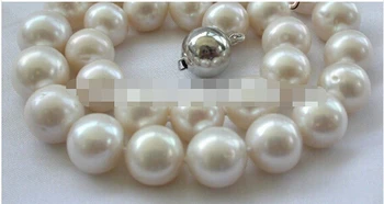 LL<<< 0765 stunning wow big round white freshwater cultured pearl necklace silver
LL<<< 0765 stunning wow big round white freshwater cultured pearl necklace silver