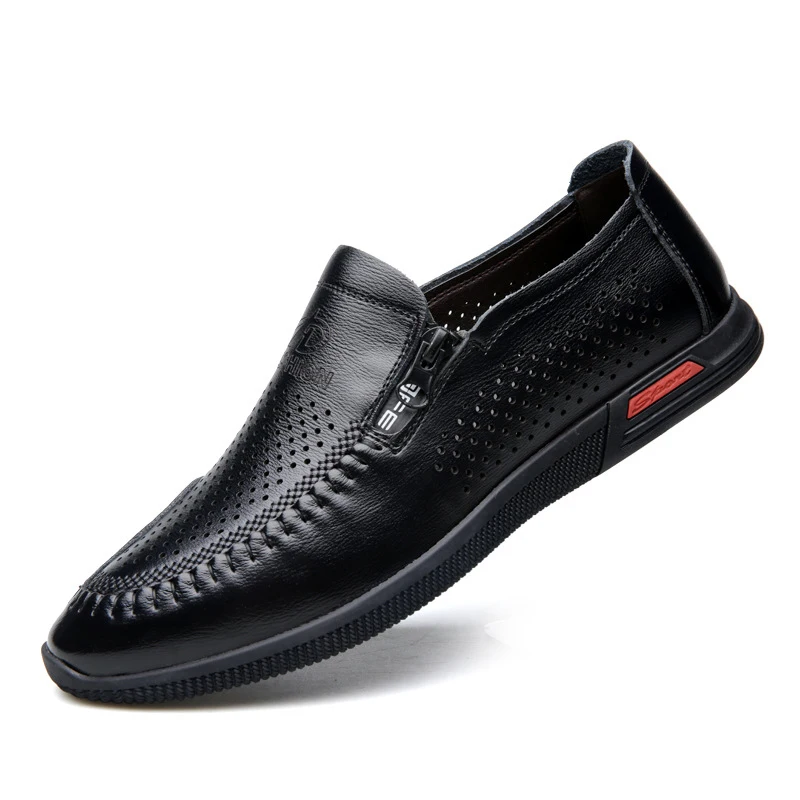 2018 Breathable genuine leather solid adults shoes Zip Spring/Autumn fashion men shoes flats comfortable high quality shoes man
2018 Breathable genuine leather solid adults shoes Zip Spring/Autumn fashion men shoes flats comfortable high quality shoes man