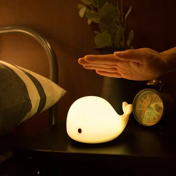 Dolphin LED Children Night Light USB Rechargeable Silicone Baby Nursery Lamp with Sensitive Tap Control for Girl Lady Kid Baby
Dolphin LED Children Night Light USB Rechargeable Silicone Baby Nursery Lamp with Sensitive Tap Control for Girl Lady Kid Baby