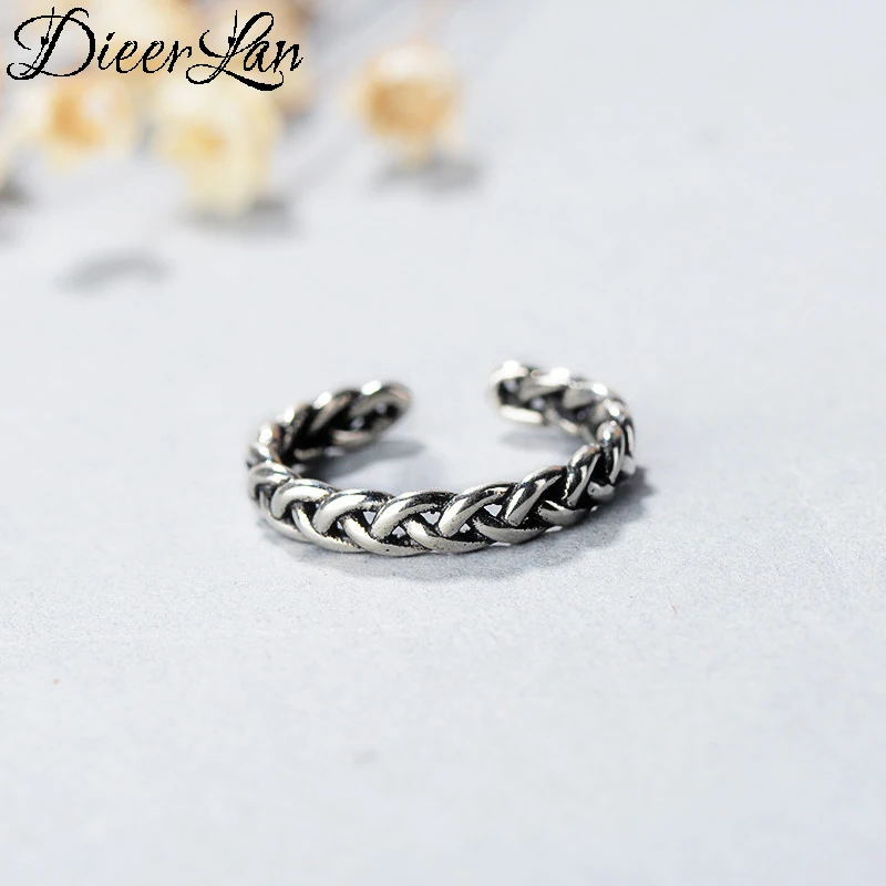 DIEERLAN Bohemian Bridal Wedding Jewelry 925 Sterling Silver Retro Rings for Women Ladies Punk Antique Finger Vintage Rings
DIEERLAN Bohemian Bridal Wedding Jewelry 925 Sterling Silver Retro Rings for Women Ladies Punk Antique Finger Vintage Rings